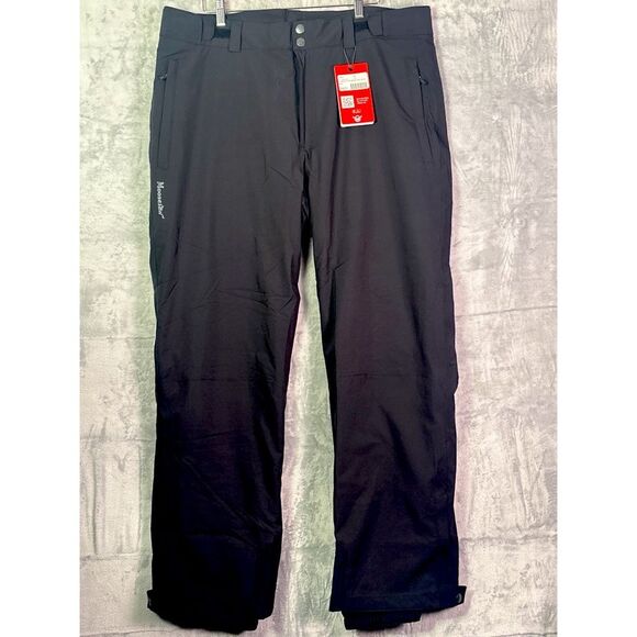 NWT New Moosejaw Black Waterproof Insulated Mens Ski and Snow Pants Size XL - Picture 1 of 15